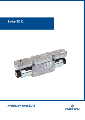 AVENTICS ED12 CATALOG ED12 SERIES: E/P PRESSURE REGULATOR